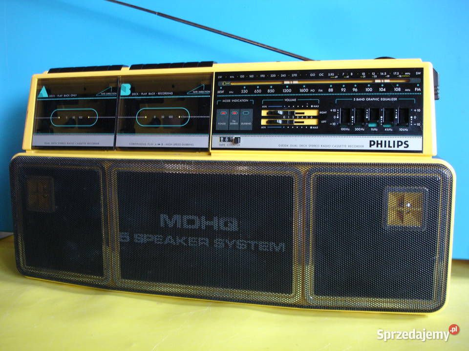 Radiomagnetofon PHILIPS D8304 lubuskie Zielona Góra