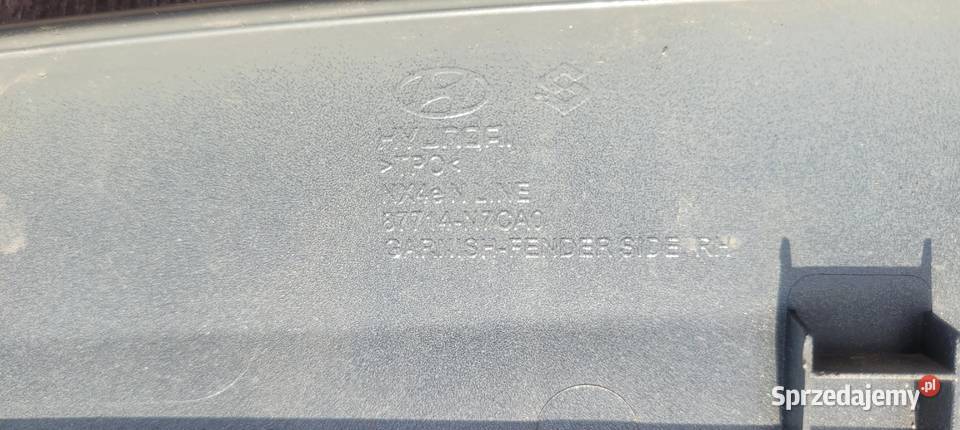 LISTWA BŁOTNIKA PRAWA PRZÓD HYUNDAI TUCSON IV Ruda Śląska sprzedam