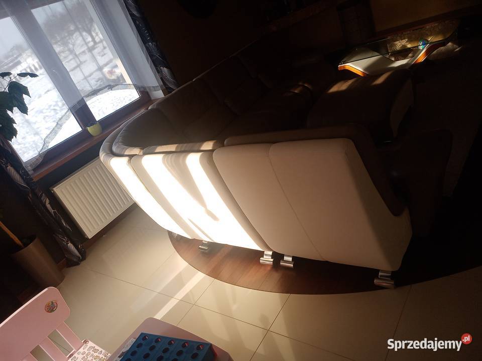 Sofa narożnik skórzany Dom i Ogród Łukowica sprzedam