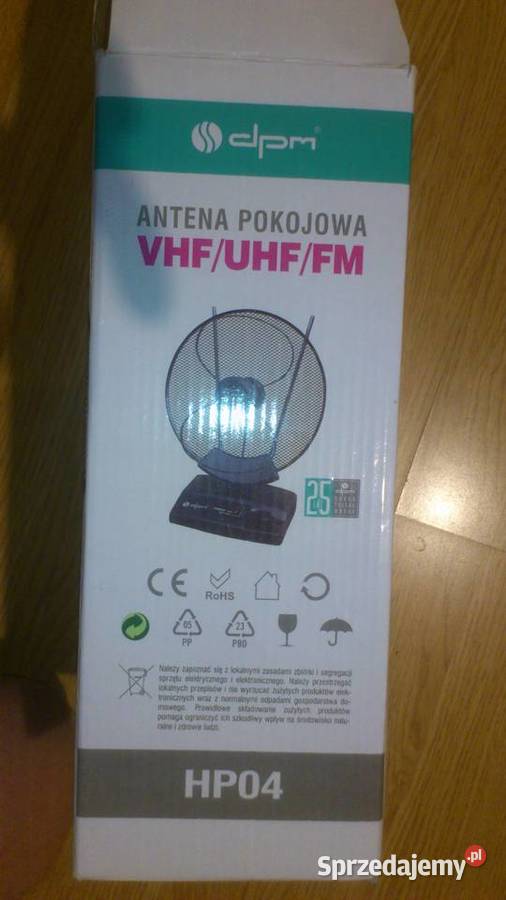 Antena wewnętrzna do odbioru telewizji naziemnej Łódź