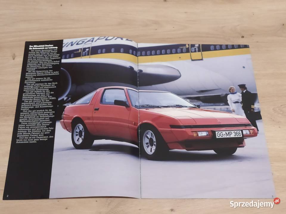Prospekt MITSUBISHI STARION 1985 Kluczbork