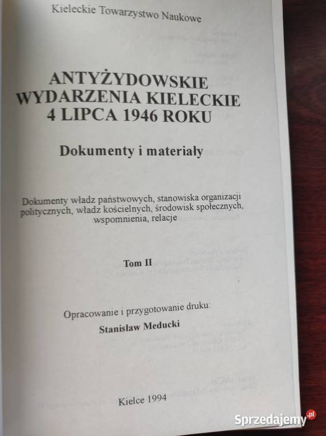 Stanisław Meducki Antyżydowskie wydarzenia