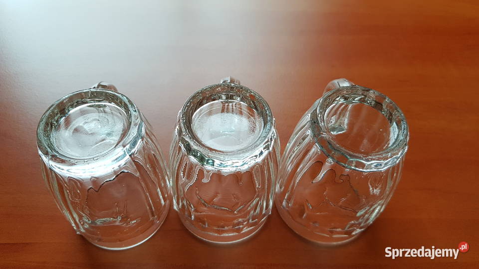 3x kufelek koń pies Ząbkowice stare szkło Dąbrowa Górnicza