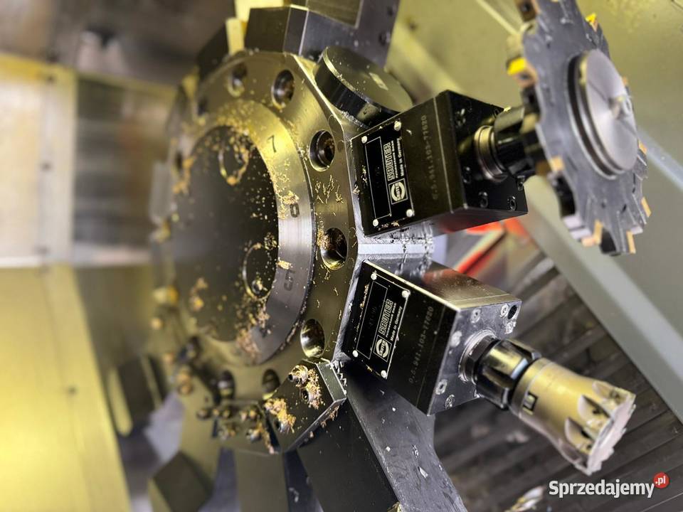 Tokarka CNC EMCO TURN 465 podajnik napędzane Produkcja Zabór