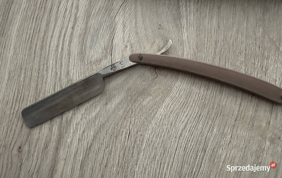 Stara zabytkowa brzytwa do golenia Wapienica Łódź