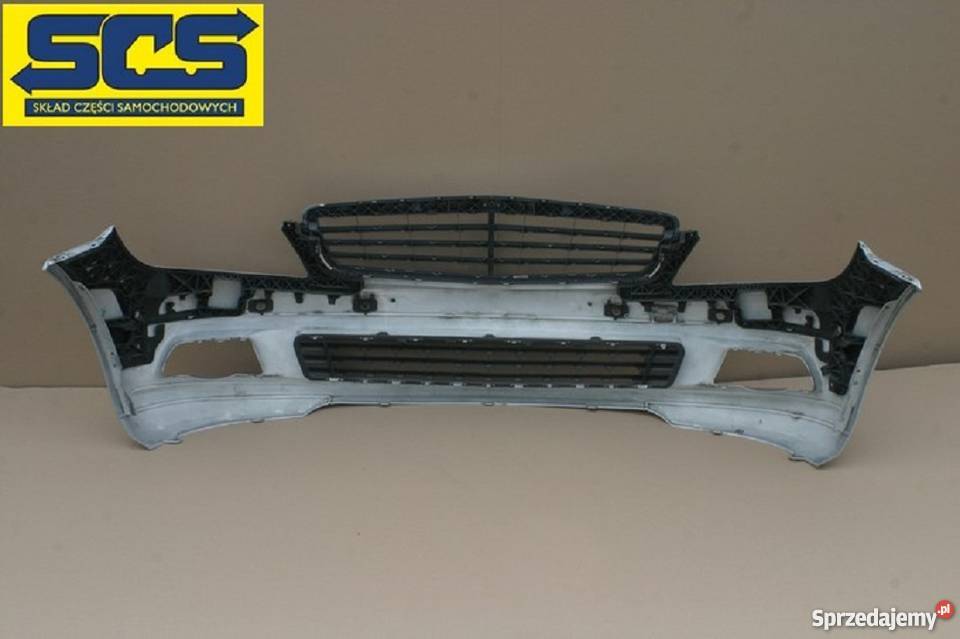 MERCEDES C KLASA ZDERZAK PRZEDNI PRZÓD GRILL Bieleń
