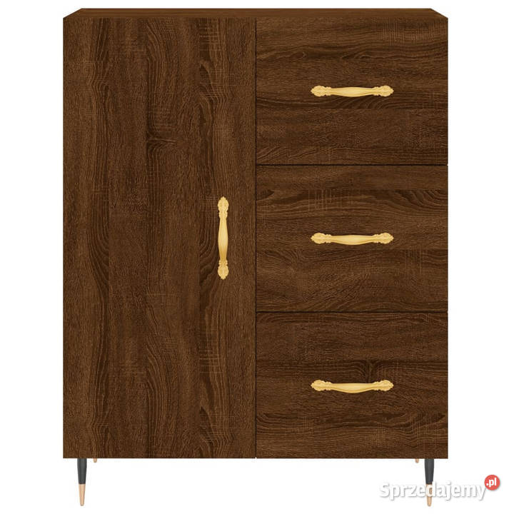 Szafka brązowy dąb 695x34x90 materiał Warszawa