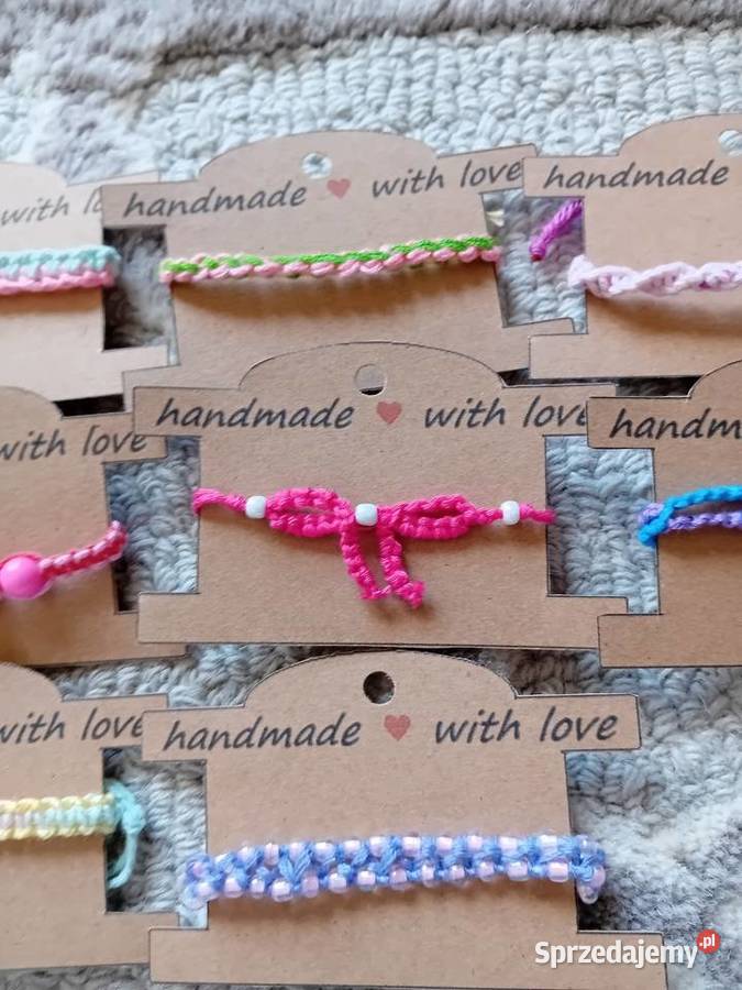 Bransoletki z muliny handmade