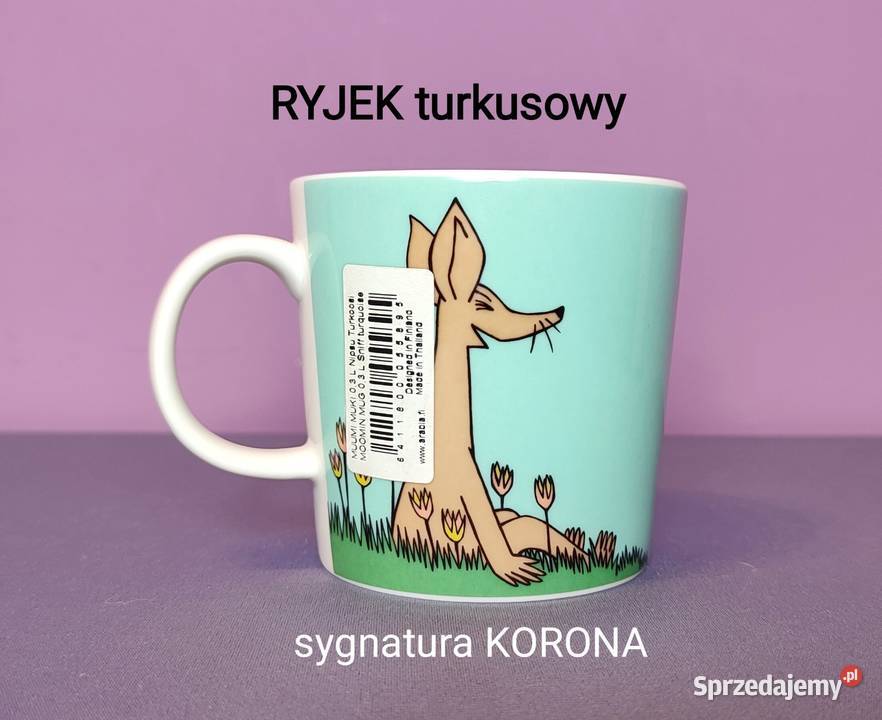 Muminki KUBEK Moomin Arabia Finland RYJEK Jasień sprzedam