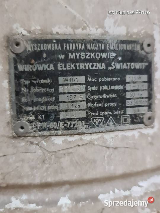 Wirówka Światowid w 101 wolnostojące