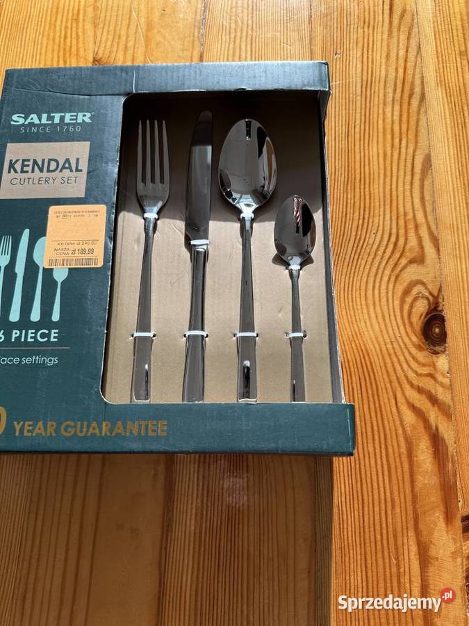 Zestaw sztućców Salter Kendal ze stali Warszawa