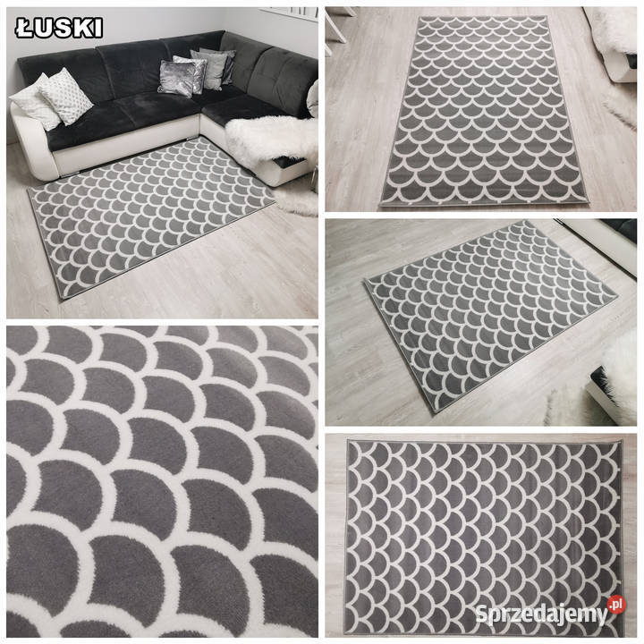 DYWAN 140X200 IDEA ŁUSKI GĘSTY WŁOS UNIWERSALNY 1.4m Białystok