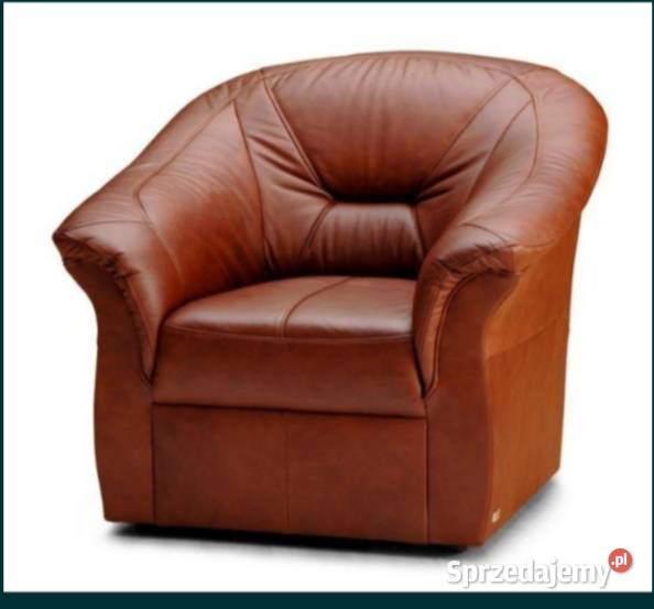 Fotel skórzany z naturalnej skóry Włodowice