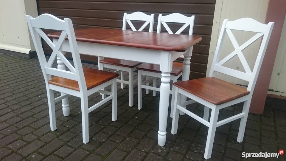 Krzesło do jadalni restauracji hotelu krzyżak prowansalskie