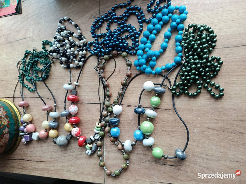 Korale ceramika sztuczne różne 1 sztukę