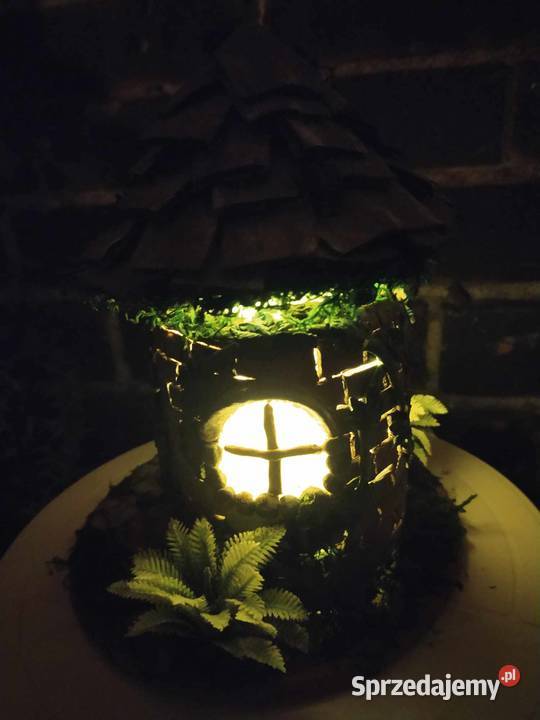 Dekoracja stołu lampka nocna chatka wróżki Wrocław