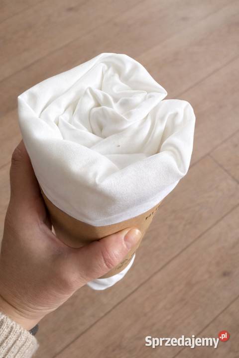 Prześcieradło 160x200 king size białe z gumką