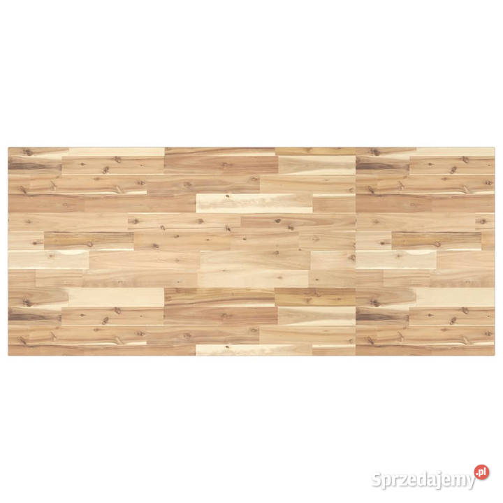Blat do łazienki 120x60x2 surowe drewno akacjowe Blaty