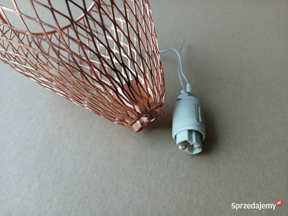 Klosz do lampy metalowy koszyczek na oprawkę G9 Abażury i klosze Warszawa