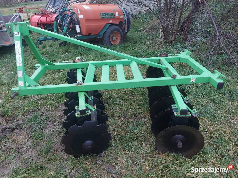 Brona talerzowa bomet 2x8 nowa nieuszkodzony Domaradz sprzedam