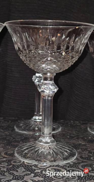 Kryształowe kieliszki do szampana dolnośląskie Jugów