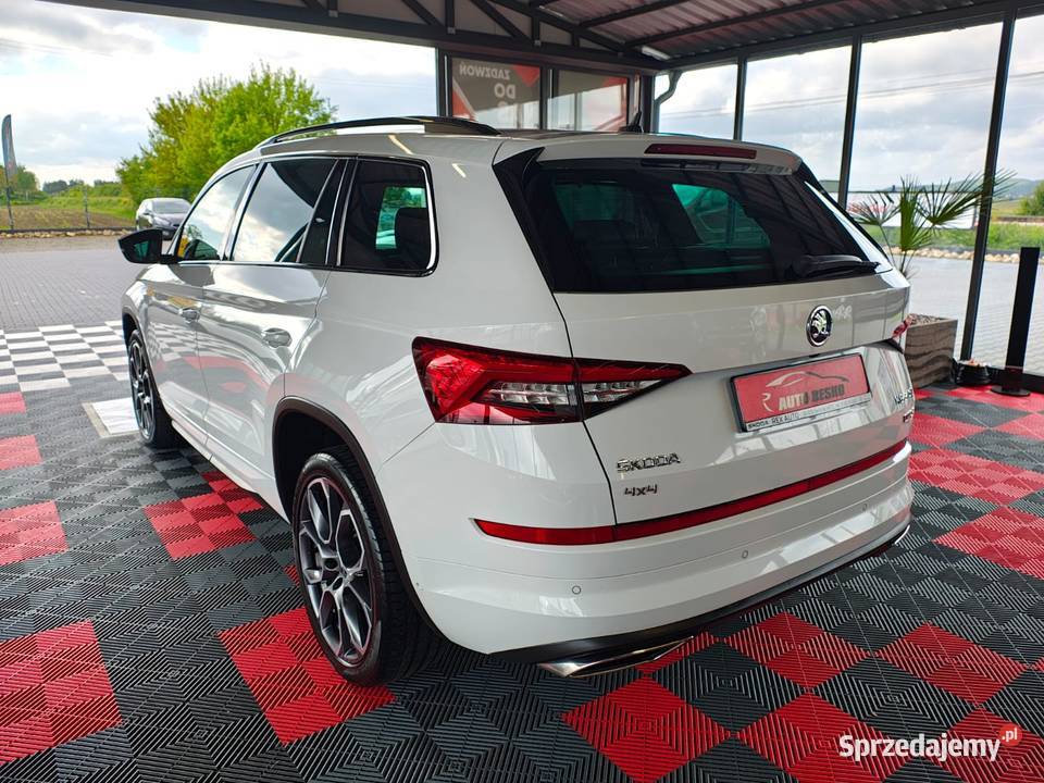 Skoda Kodiaq VRS 4x4 7OSOBOWY Maksymalnie czujnik deszczu Motoryzacja Zarszyn