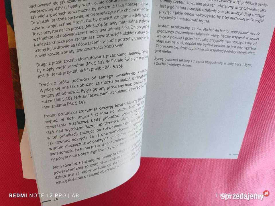 Pokonać zło Rozważania ze św Michałem przewodnik sprzedam