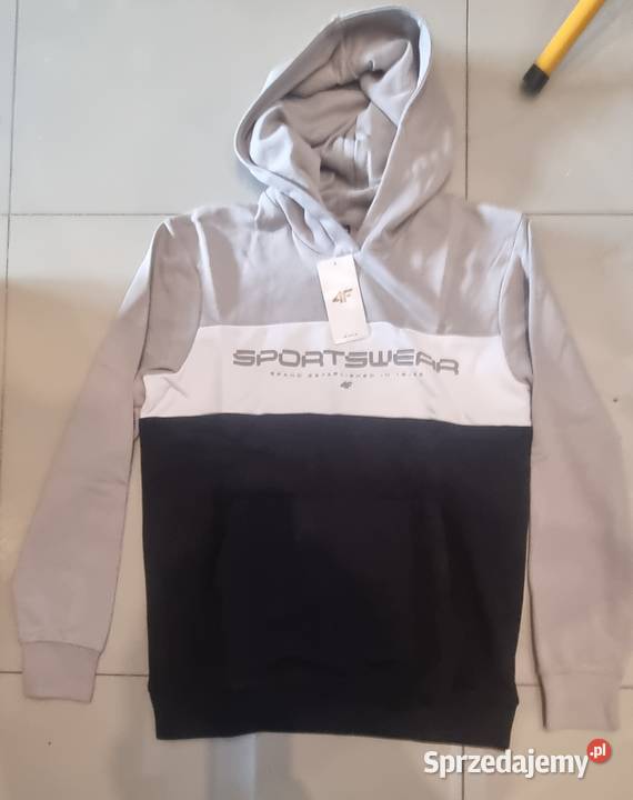 Nowa Bluza dresowa 4F z kapturem męska