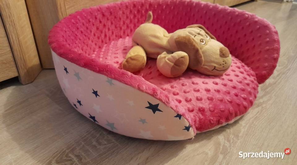 Ręcznie szyte legowisko psa kota Koło
