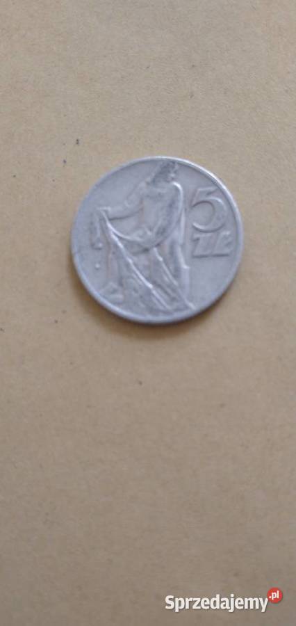 5 ZŁOTYCH 1960 RYBAK Stan widoczny na zdjęciu Kalisz sprzedam