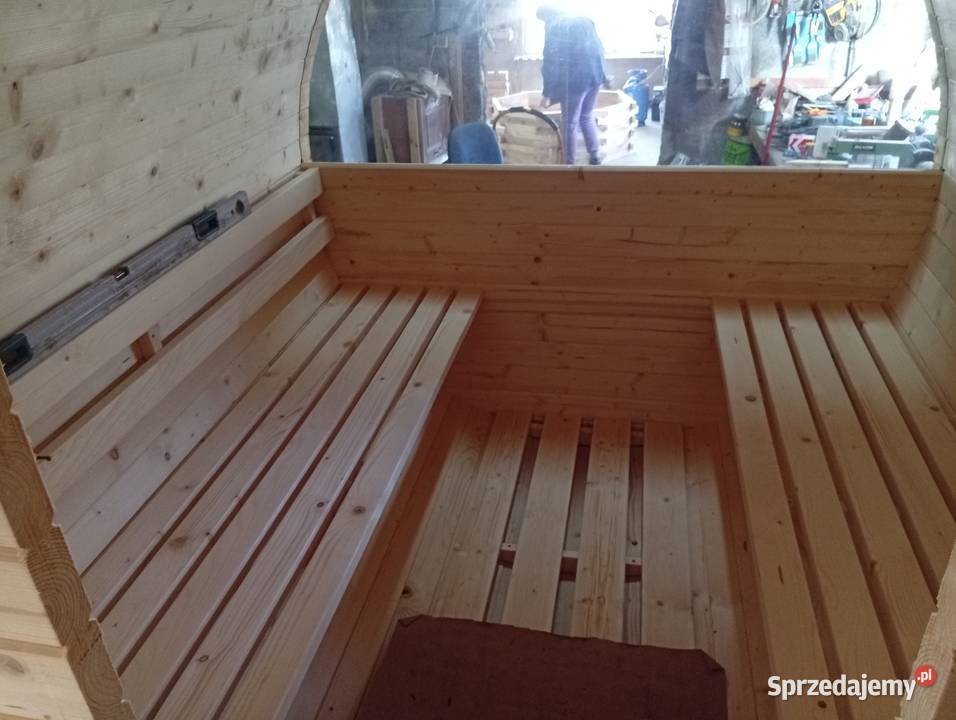 Sauny fińskie w krztałcie bali kwadratu Balie z dolnośląskie