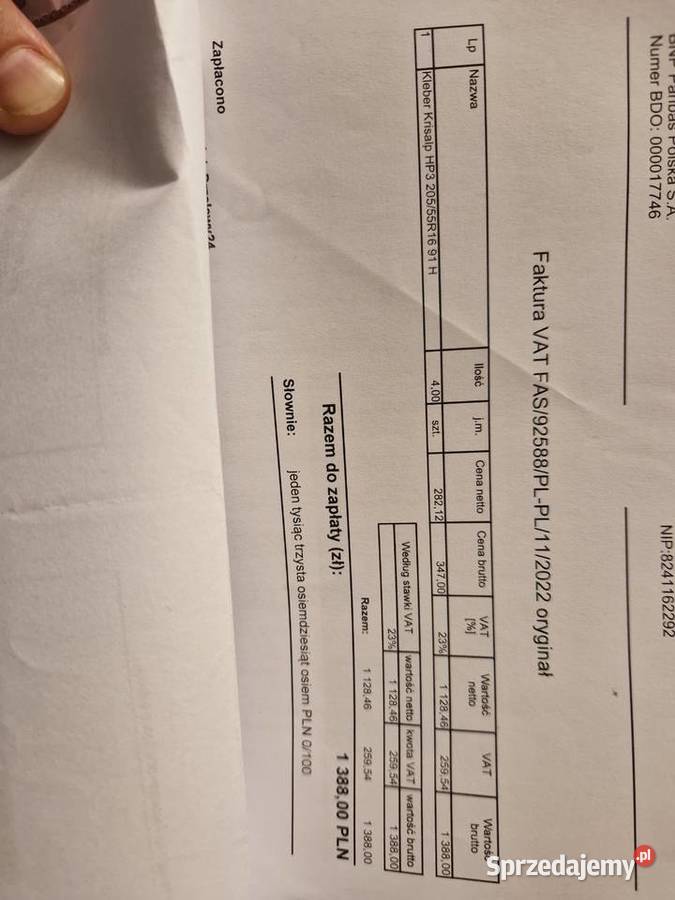 Opony zimowe Kleber Krisalp hp3 55 mazowieckie Tłuszcz