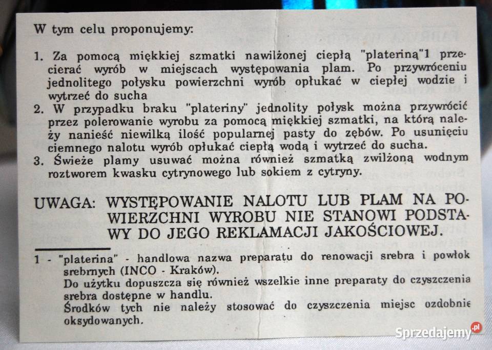 Posrebrzany dzbanek platerowany srebrem konwalie Dzbanki, karafki i mleczniki lubelskie Lublin