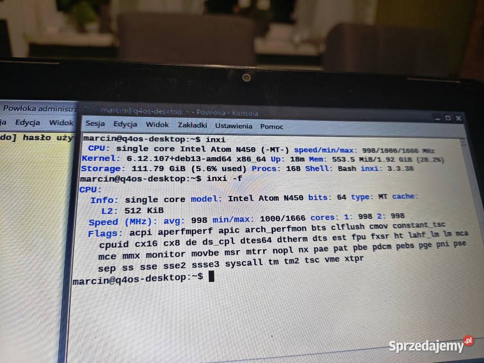 SPRAWNY Netbook HP Mini 210 Nowa bateria Niegowonice