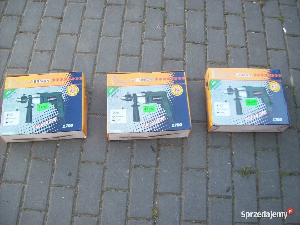Wiertarka udarowa 1700W 16mm ERMAN GERMAN Głogowa
