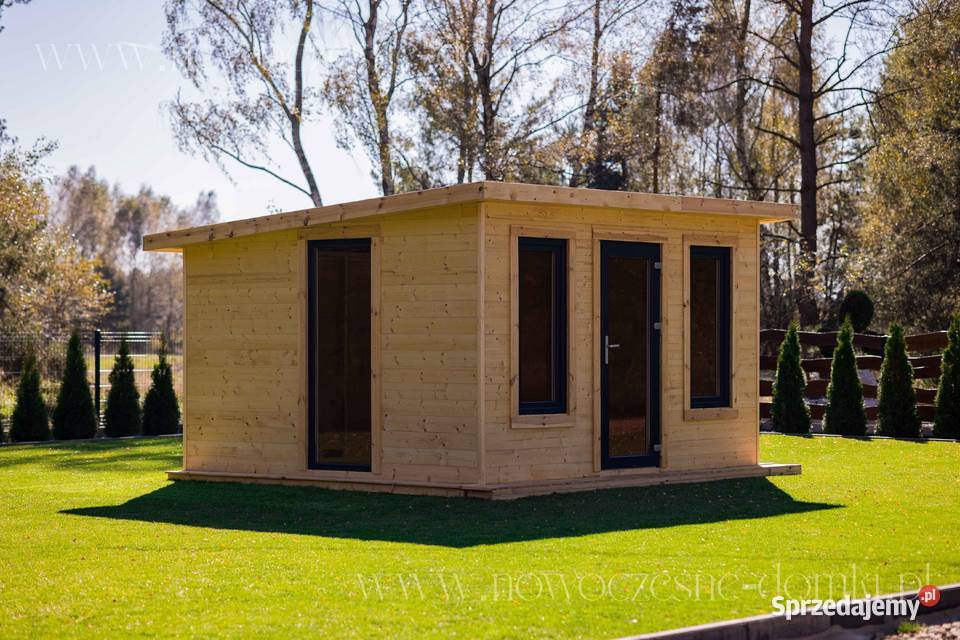 Drewniany domek na działkę ogród Lugo 2A 4m x 4m Łódź