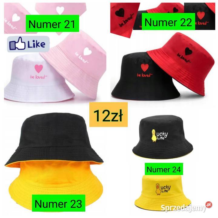 Czapka Kapelusz Bucket Hat HURT sprzedaż Hurtowa pomorskie Słupsk sprzedam
