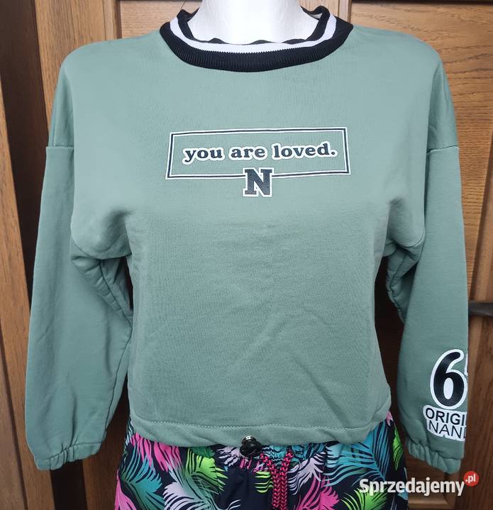 Zielona bluza sportowa 67 You are loved N 152 małopolskie Zbylitowska Góra