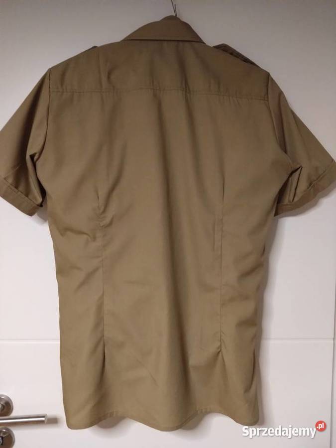 Koszula z krótkim rękawem jasnobrązowa Warszawa sprzedam