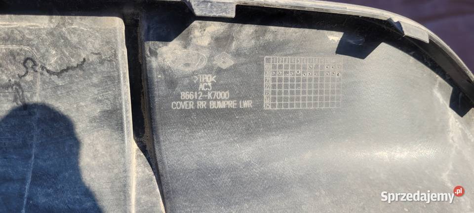 HYUNDAI I10 III 19 SPOILER DOKŁADKA ZDERZAKA TYŁ śląskie Ruda Śląska sprzedam