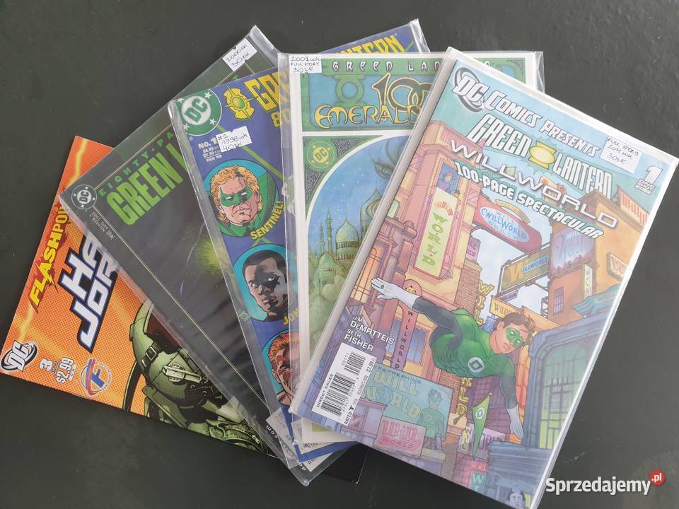 Green Lantern zestaw 5 oryginalnych komiksów DC pomorskie