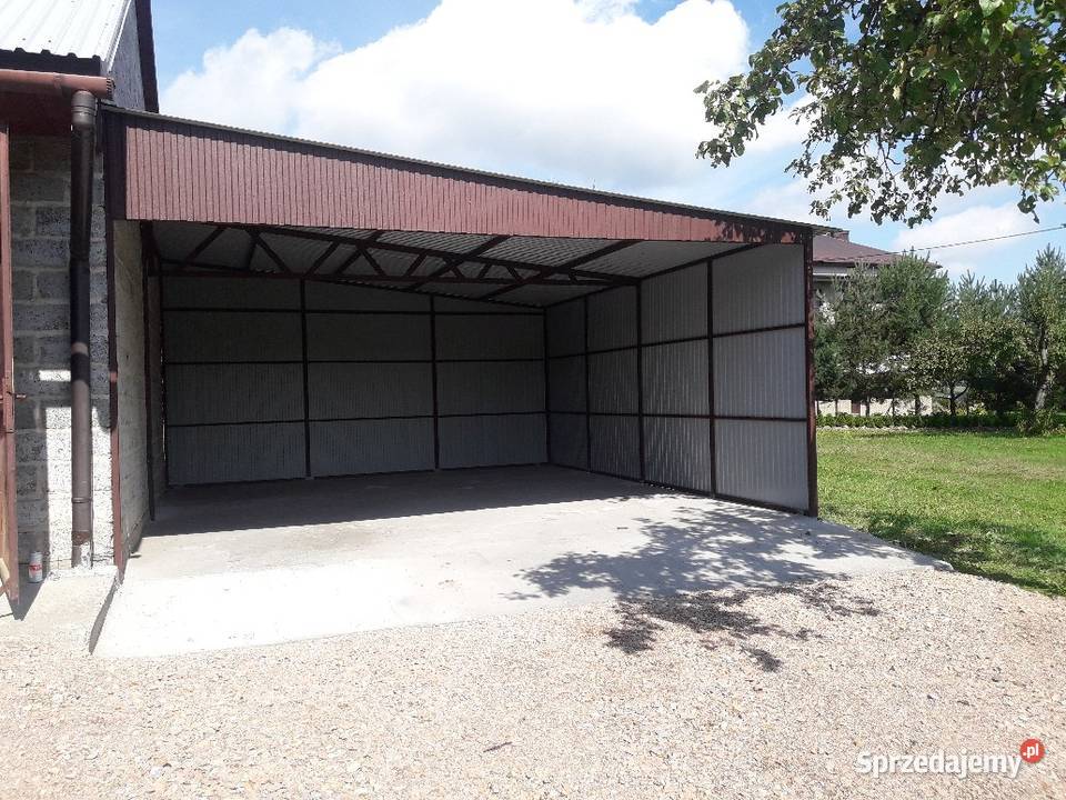 Garaż Blaszany Garaże Blaszane Konstrukcja OCYNK lubelskie Kraśnik