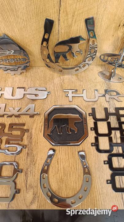 Emblematy nierdzewne Ursus C360 C330 Turbo Babimost