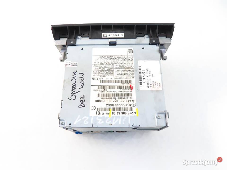 RADIO MERCEDES KLASA E W212 A2129068700