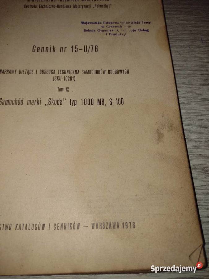 Katalogi czesci zamiennych napraw do samochodow Częstochowa