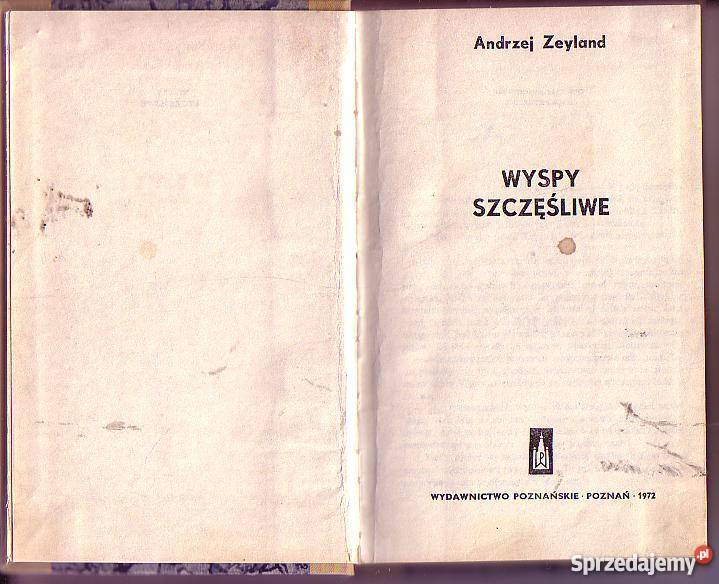 5845 WYSPY SZCZĘŚLIWE ANDRZEJ ZEYLAND Czyrna sprzedam