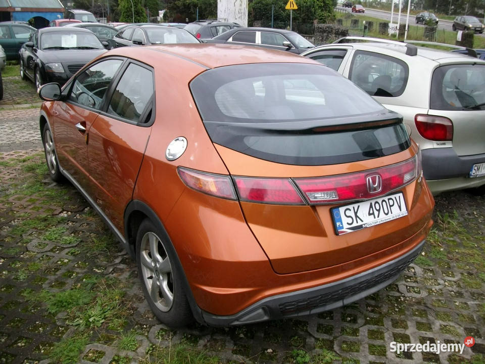 Honda Civic 1461 KW VIII 20062011 pomarańczowy Katowice sprzedam