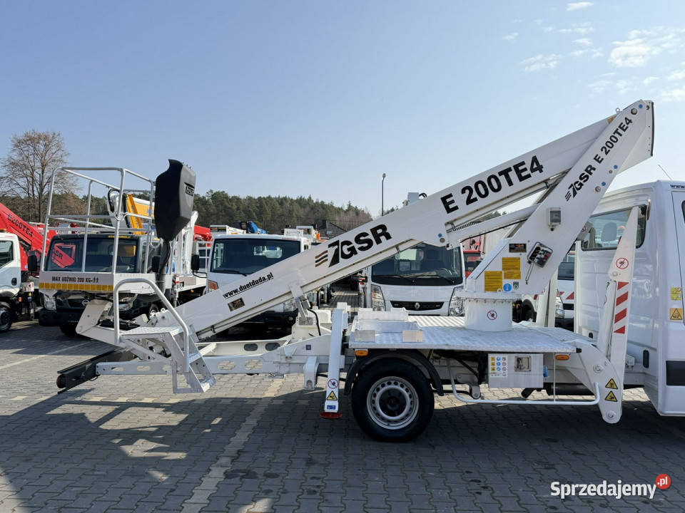 Mercedes Sprinter Zwyżka Podnośnik Koszowy GSR E immobilizer Widełki