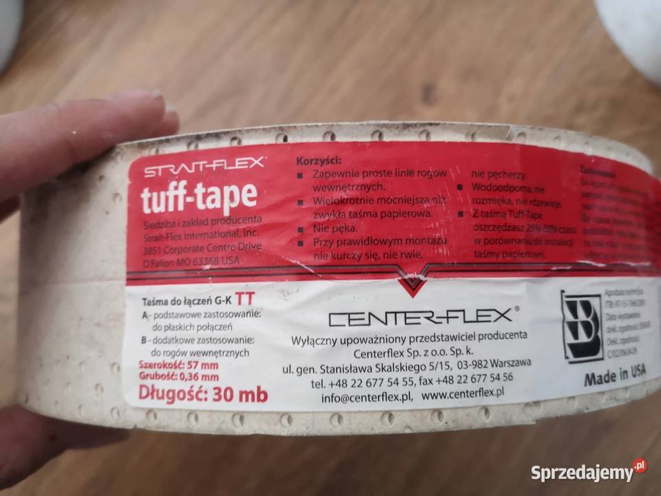Taśma do łączeń tuff tape Taśmy Zawiercie sprzedam
