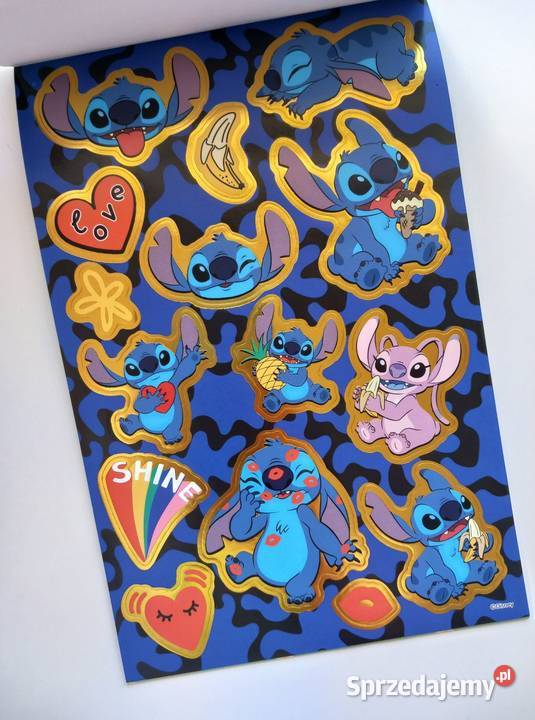 Naklejki Stitch 100 sztuk